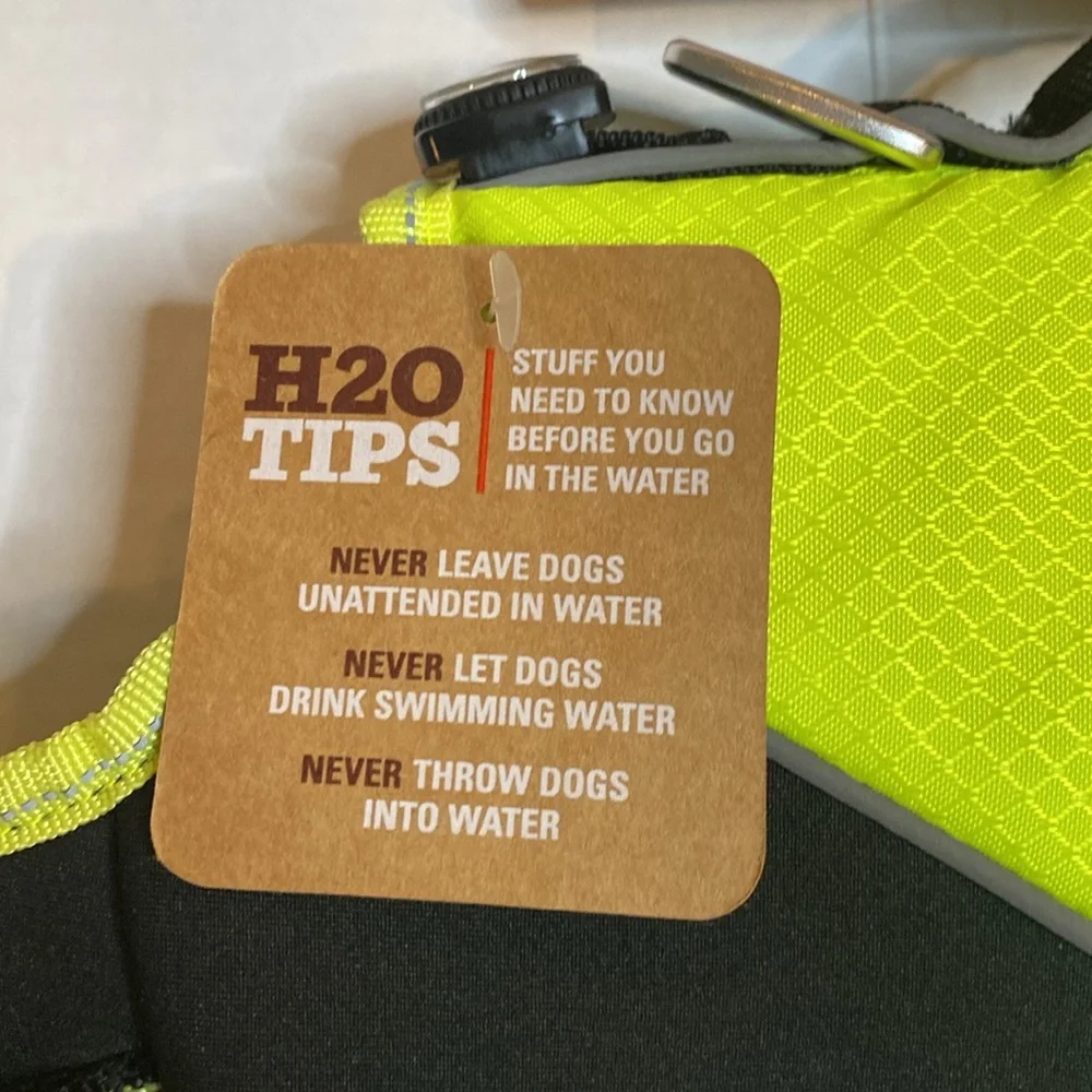 NWT Arcadia Trail Flotation Dog Life Jacket,  High Visibility, Sz: S